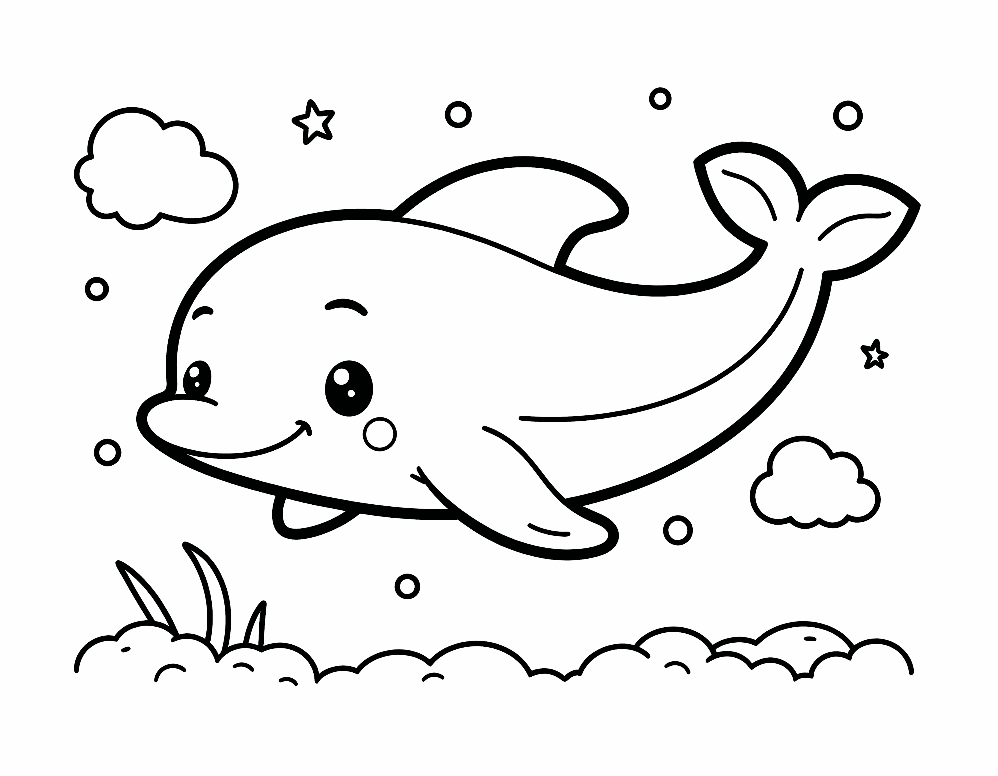 Merry Christmas Coloring Book: 20 Festive Pages for Kids